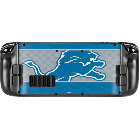 NFL Detroit Lions Zone Block Steam Deck Handheld Gaming Computer Skin